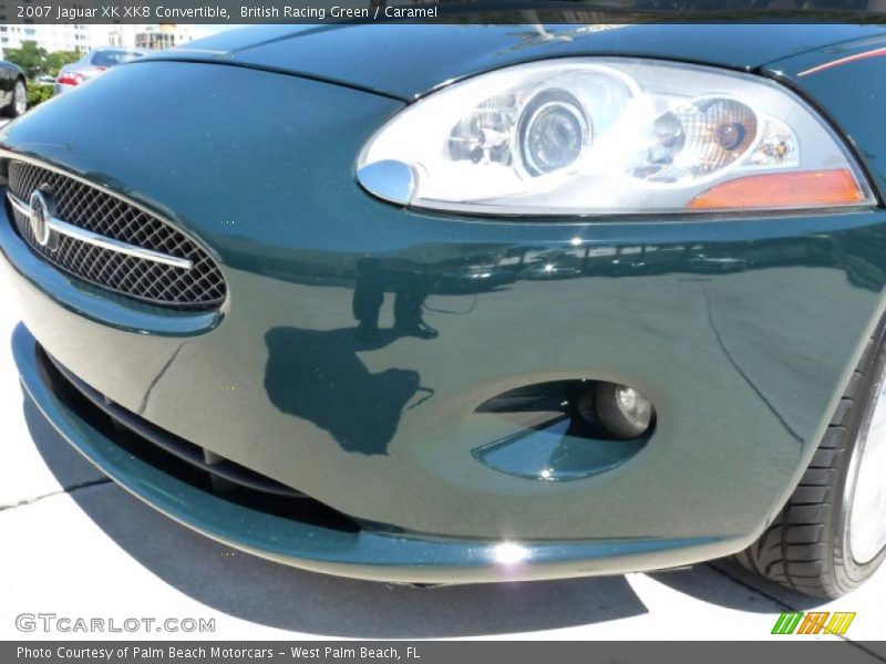 British Racing Green / Caramel 2007 Jaguar XK XK8 Convertible