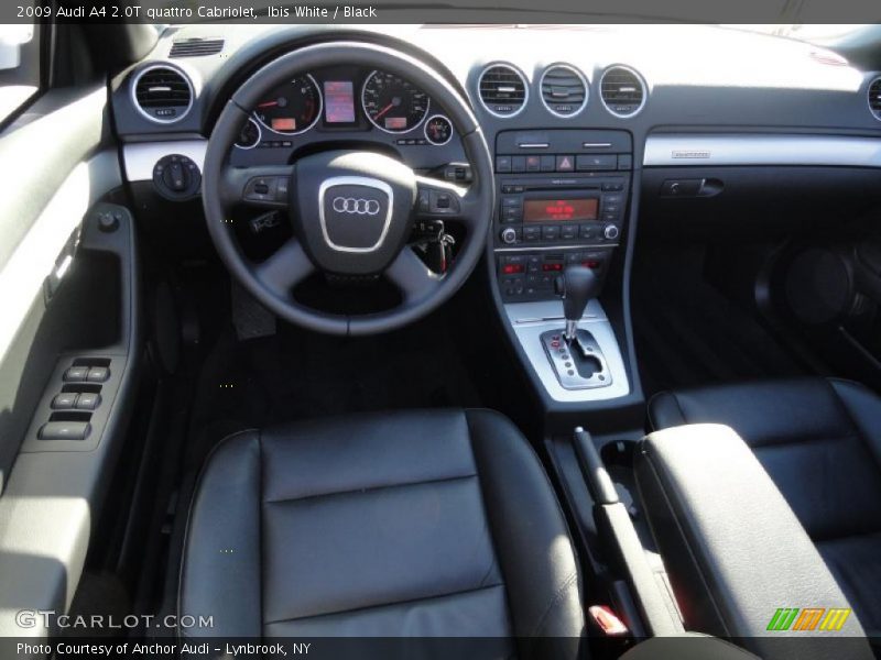  2009 A4 2.0T quattro Cabriolet Black Interior