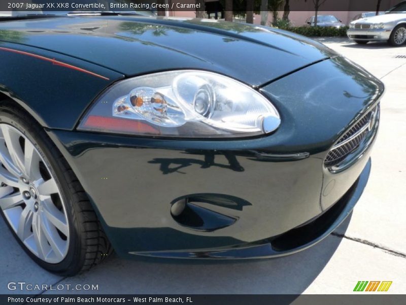 British Racing Green / Caramel 2007 Jaguar XK XK8 Convertible