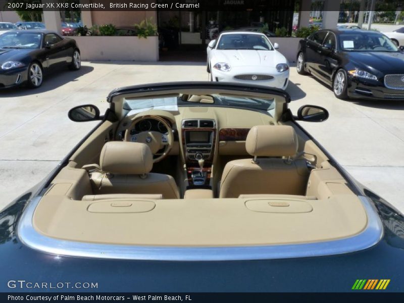 British Racing Green / Caramel 2007 Jaguar XK XK8 Convertible