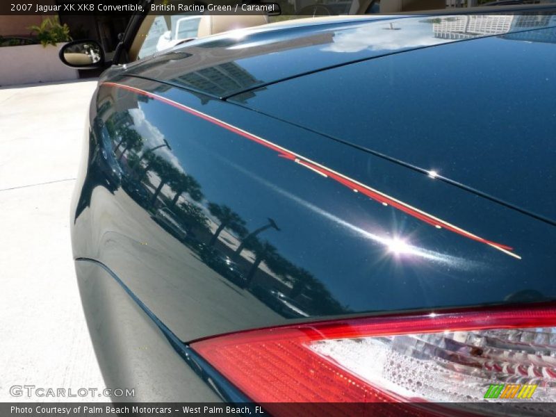 British Racing Green / Caramel 2007 Jaguar XK XK8 Convertible