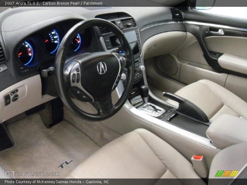 Carbon Bronze Pearl / Parchment 2007 Acura TL 3.2