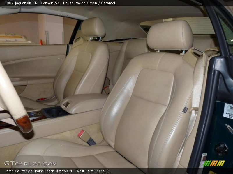 British Racing Green / Caramel 2007 Jaguar XK XK8 Convertible