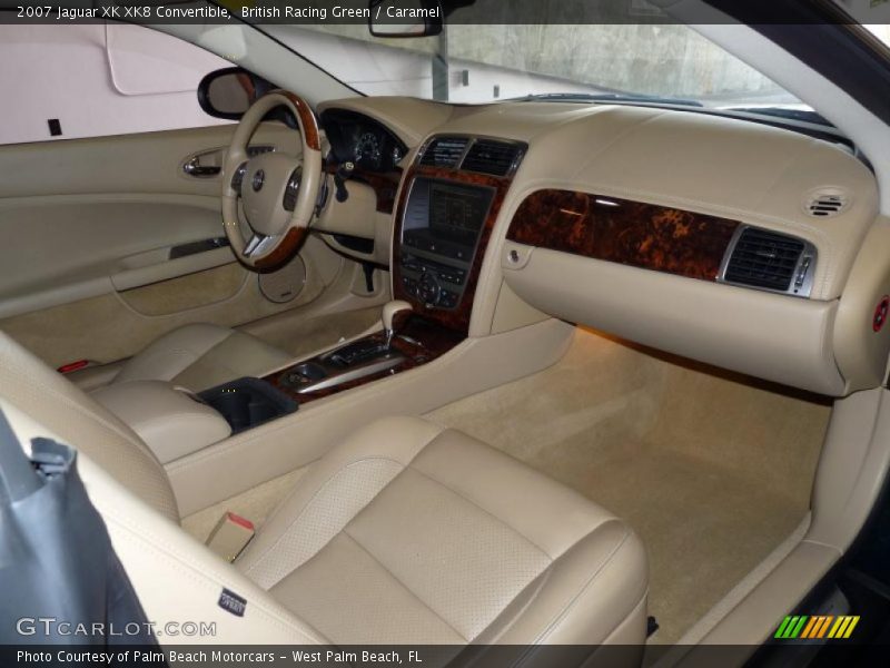 British Racing Green / Caramel 2007 Jaguar XK XK8 Convertible