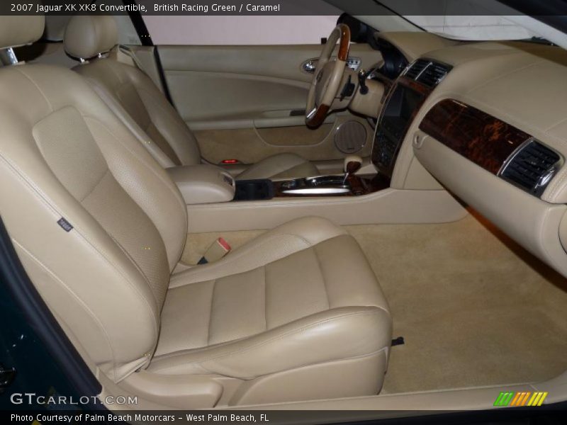 British Racing Green / Caramel 2007 Jaguar XK XK8 Convertible