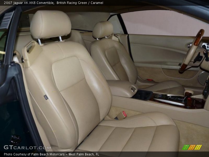 British Racing Green / Caramel 2007 Jaguar XK XK8 Convertible