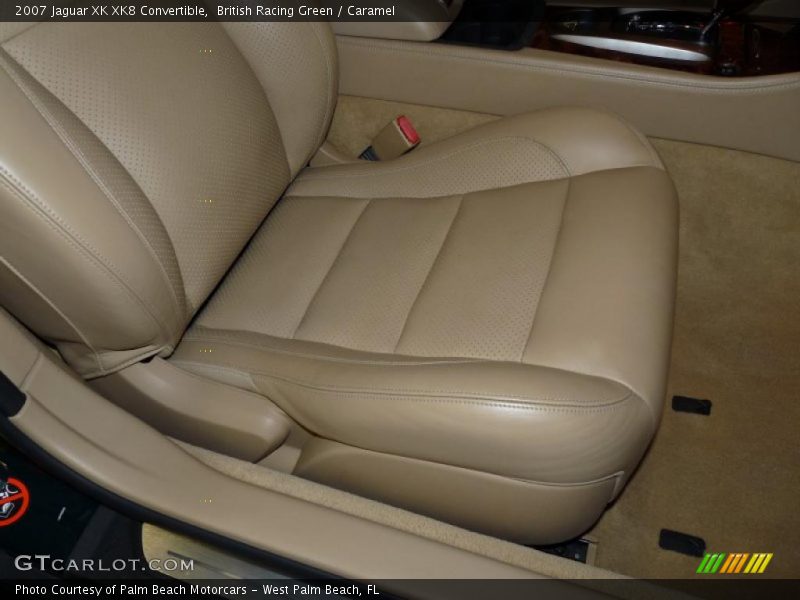 British Racing Green / Caramel 2007 Jaguar XK XK8 Convertible