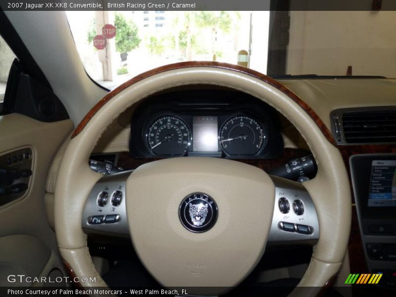 British Racing Green / Caramel 2007 Jaguar XK XK8 Convertible