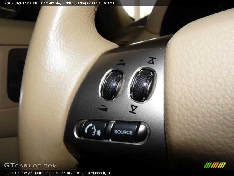 British Racing Green / Caramel 2007 Jaguar XK XK8 Convertible