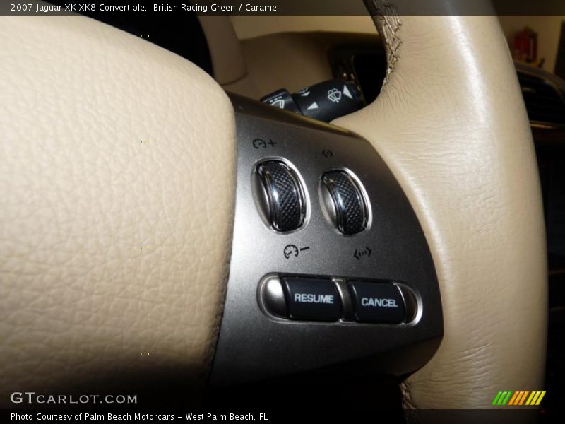British Racing Green / Caramel 2007 Jaguar XK XK8 Convertible