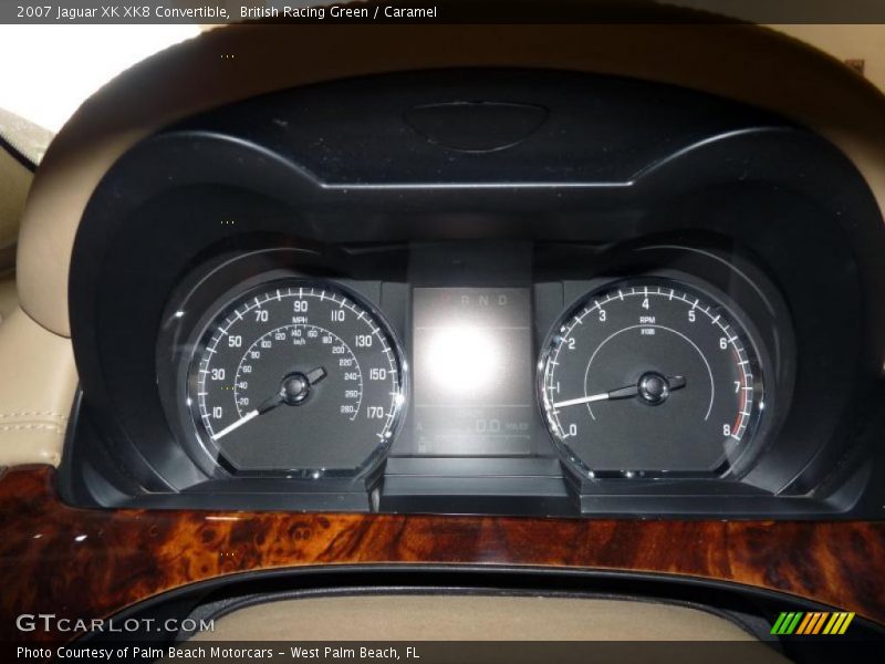 British Racing Green / Caramel 2007 Jaguar XK XK8 Convertible