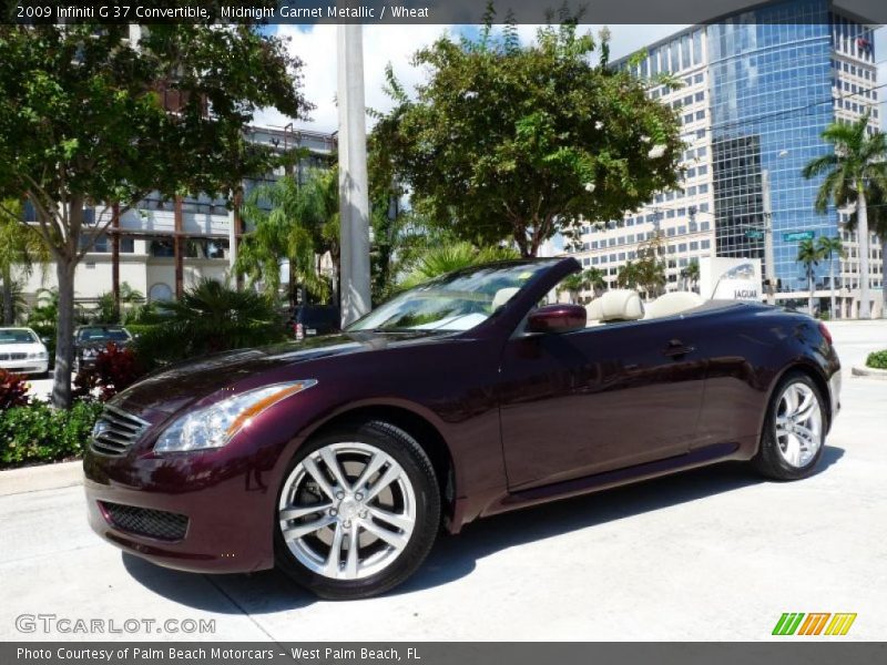  2009 G 37 Convertible Midnight Garnet Metallic
