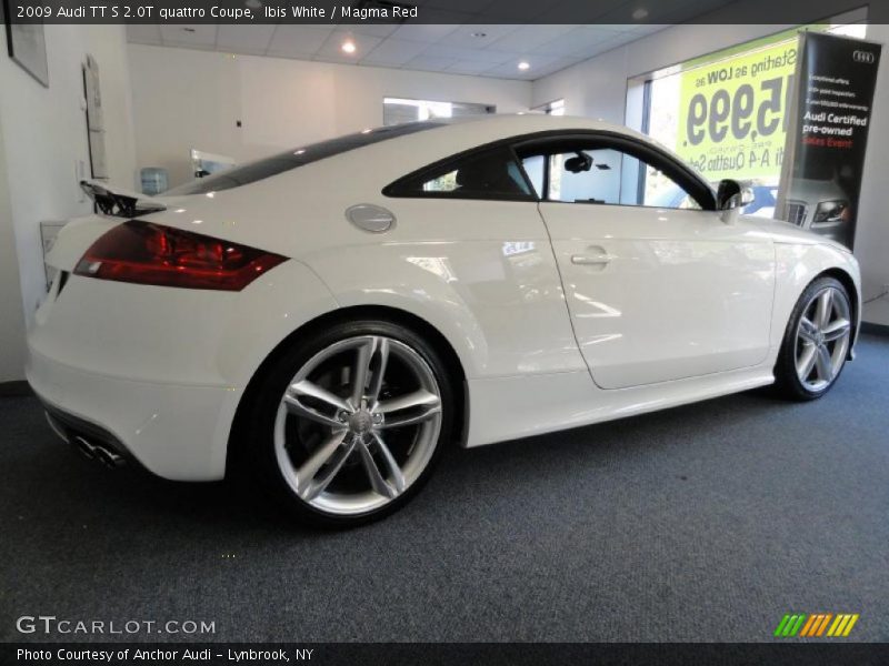 Ibis White / Magma Red 2009 Audi TT S 2.0T quattro Coupe
