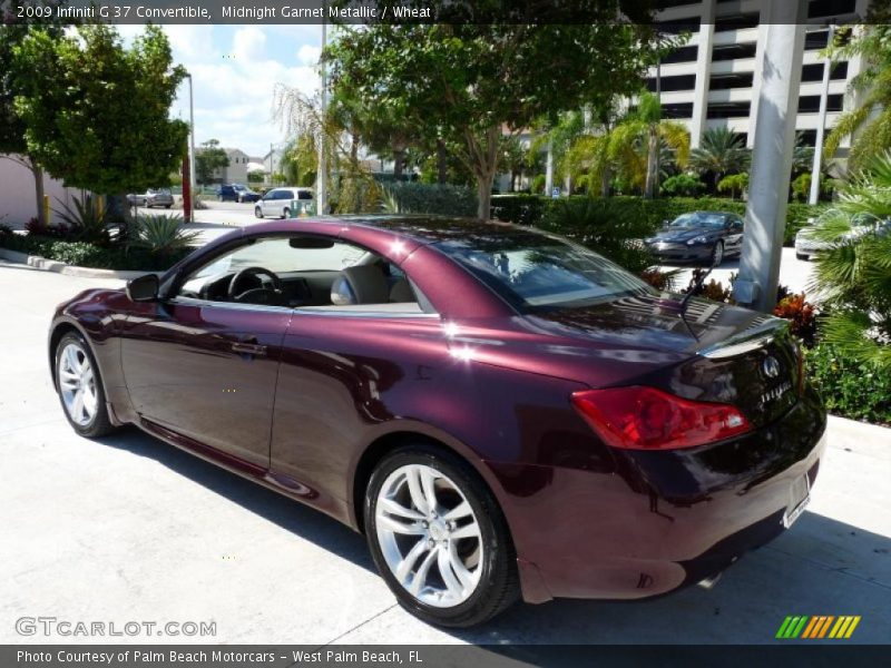  2009 G 37 Convertible Midnight Garnet Metallic