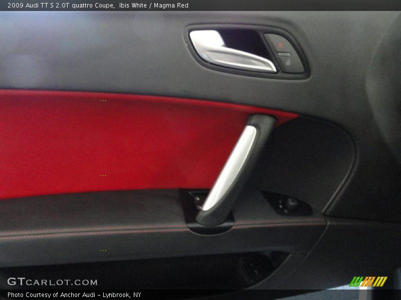  2009 TT S 2.0T quattro Coupe Magma Red Interior
