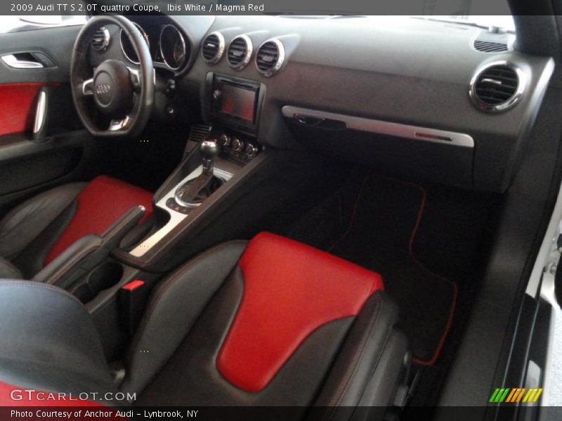  2009 TT S 2.0T quattro Coupe Magma Red Interior