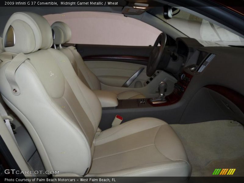  2009 G 37 Convertible Wheat Interior