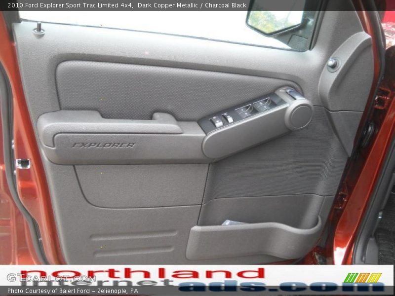 Dark Copper Metallic / Charcoal Black 2010 Ford Explorer Sport Trac Limited 4x4