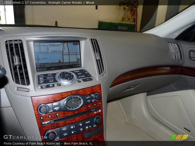 Midnight Garnet Metallic / Wheat 2009 Infiniti G 37 Convertible