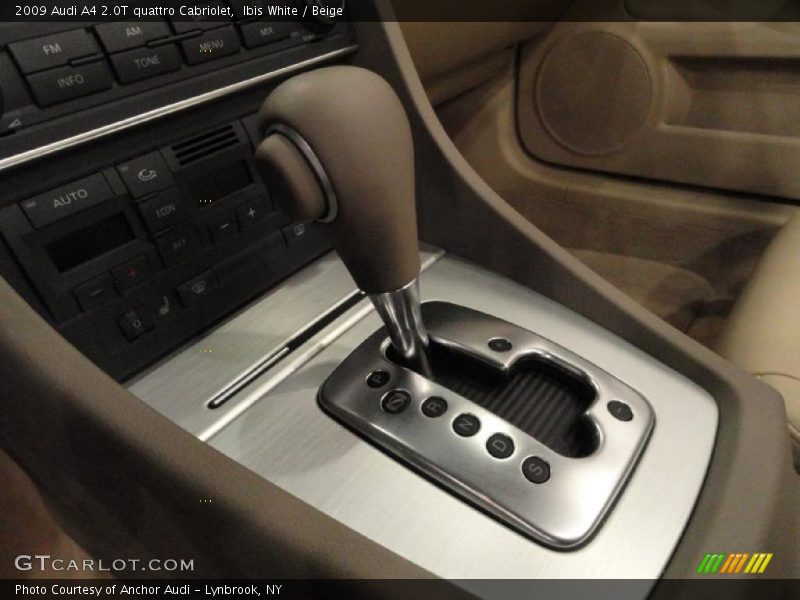  2009 A4 2.0T quattro Cabriolet 6 Speed Tiptronic Automatic Shifter