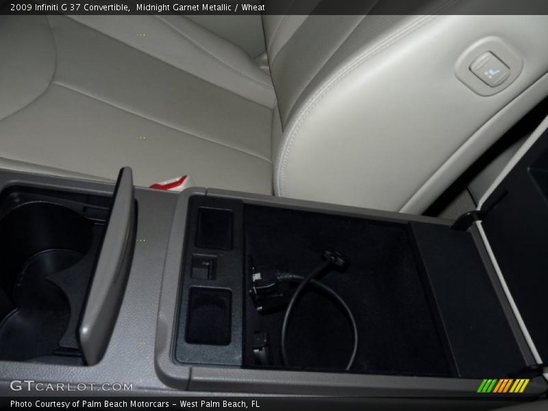 Midnight Garnet Metallic / Wheat 2009 Infiniti G 37 Convertible