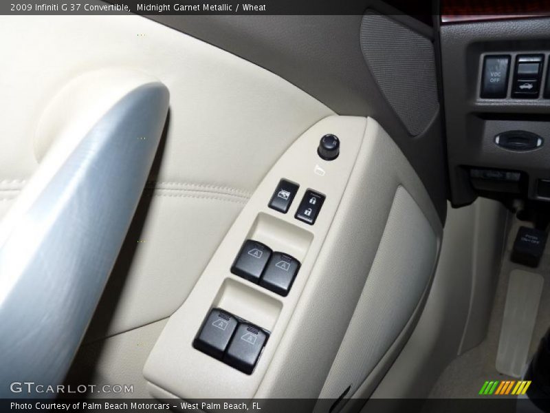 Midnight Garnet Metallic / Wheat 2009 Infiniti G 37 Convertible
