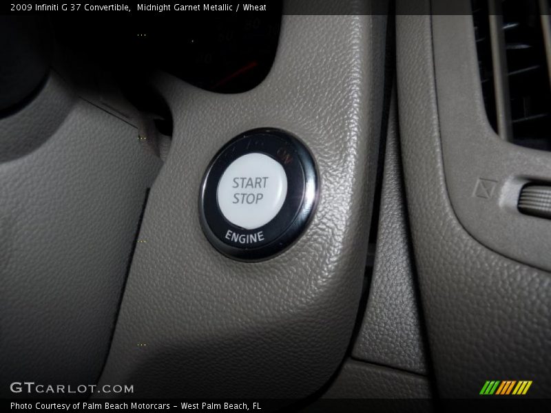 Midnight Garnet Metallic / Wheat 2009 Infiniti G 37 Convertible
