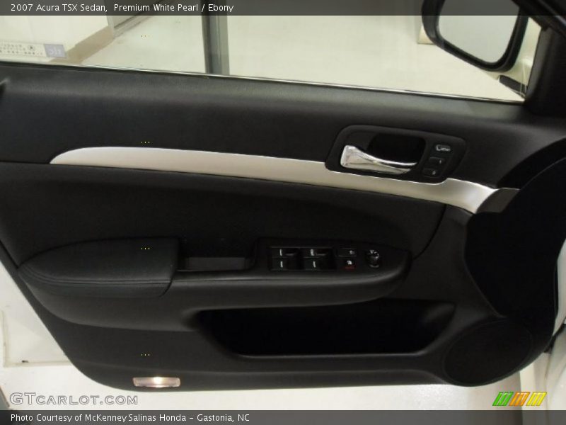 Premium White Pearl / Ebony 2007 Acura TSX Sedan