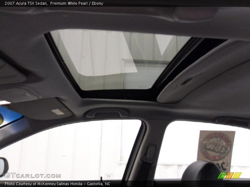 Premium White Pearl / Ebony 2007 Acura TSX Sedan