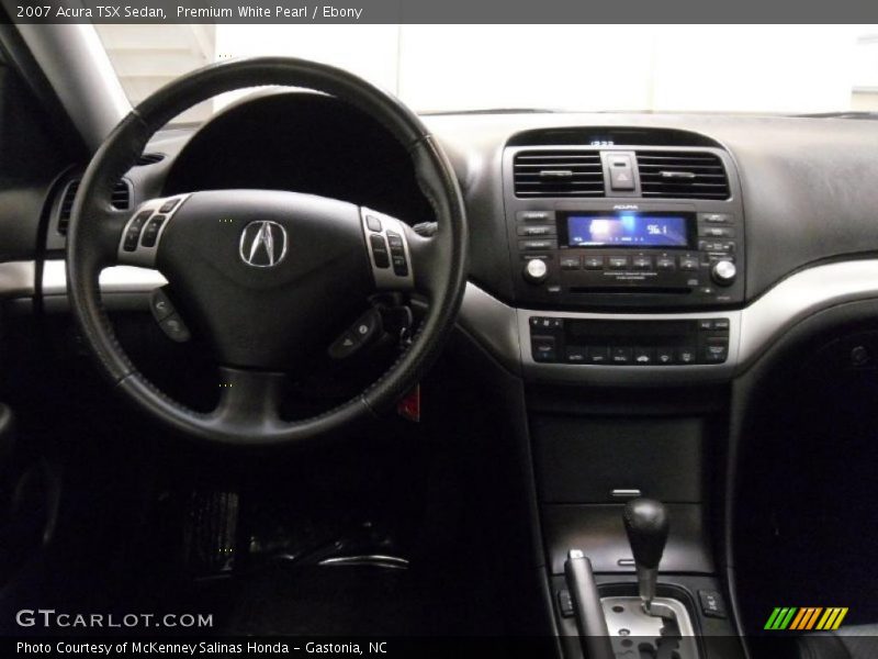 Premium White Pearl / Ebony 2007 Acura TSX Sedan