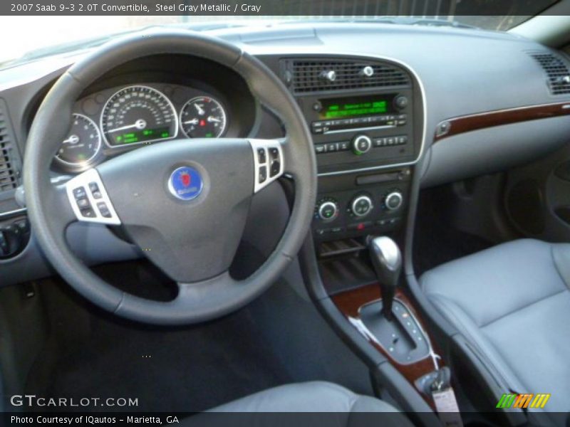  2007 9-3 2.0T Convertible Gray Interior