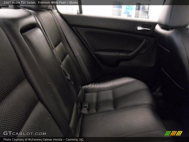 Premium White Pearl / Ebony 2007 Acura TSX Sedan