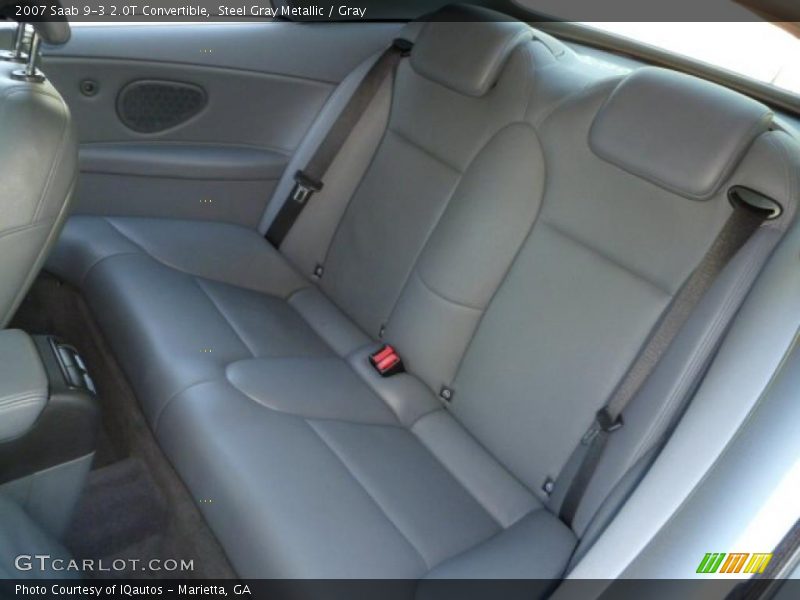  2007 9-3 2.0T Convertible Gray Interior