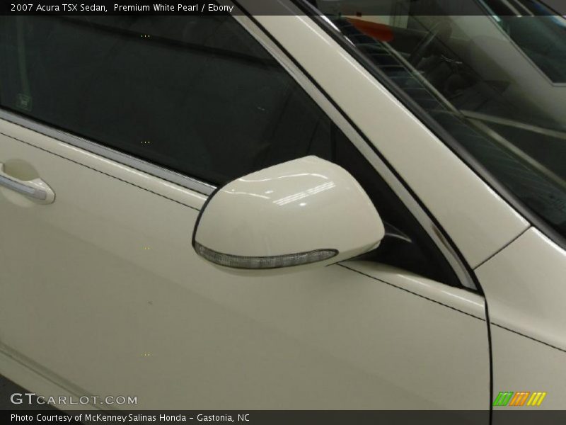 Premium White Pearl / Ebony 2007 Acura TSX Sedan