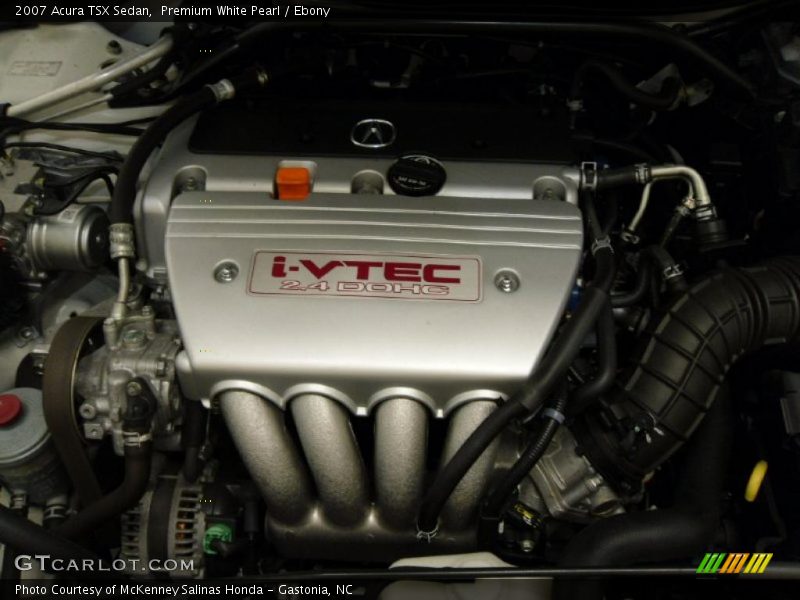 Premium White Pearl / Ebony 2007 Acura TSX Sedan