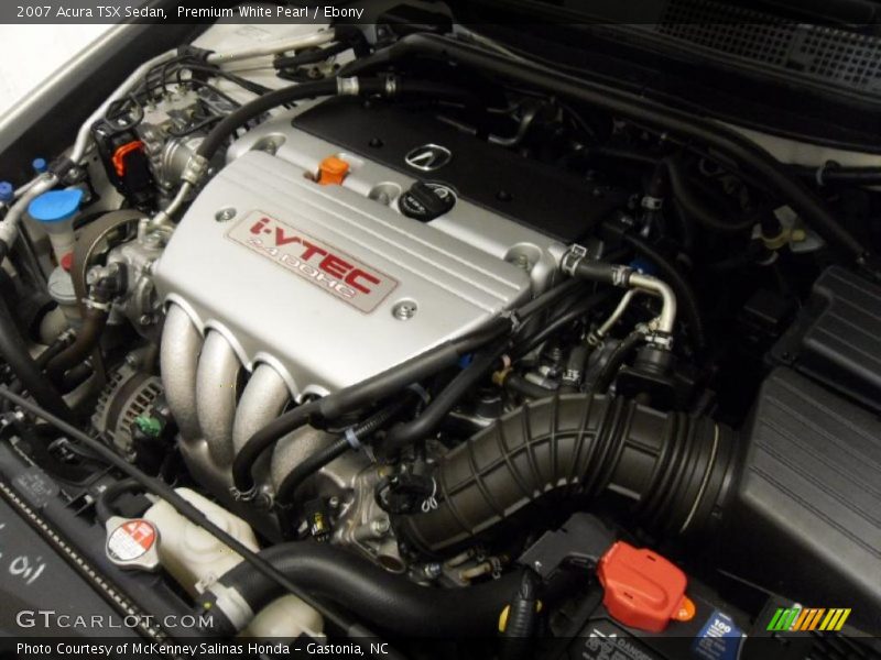 Premium White Pearl / Ebony 2007 Acura TSX Sedan