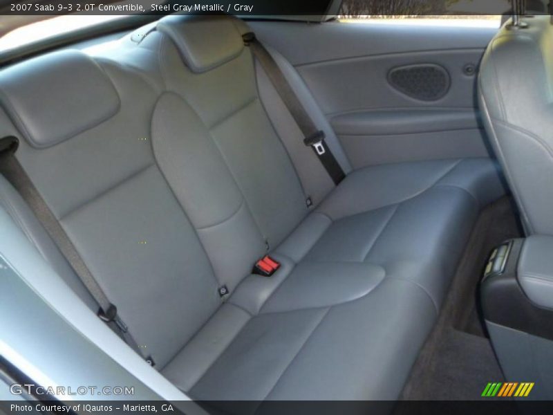 Steel Gray Metallic / Gray 2007 Saab 9-3 2.0T Convertible
