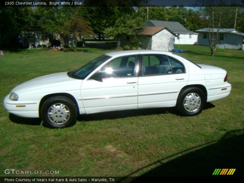 Bright White / Blue 1995 Chevrolet Lumina