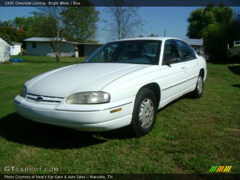 Bright White / Blue 1995 Chevrolet Lumina