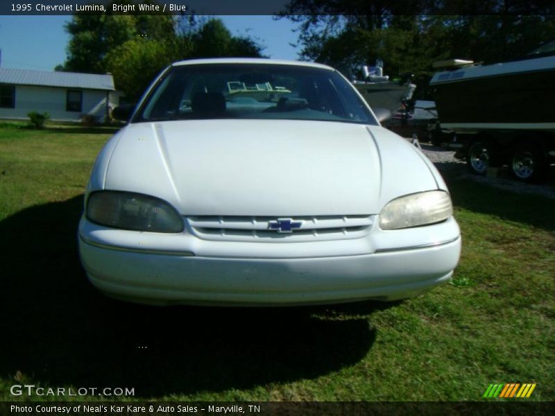 Bright White / Blue 1995 Chevrolet Lumina