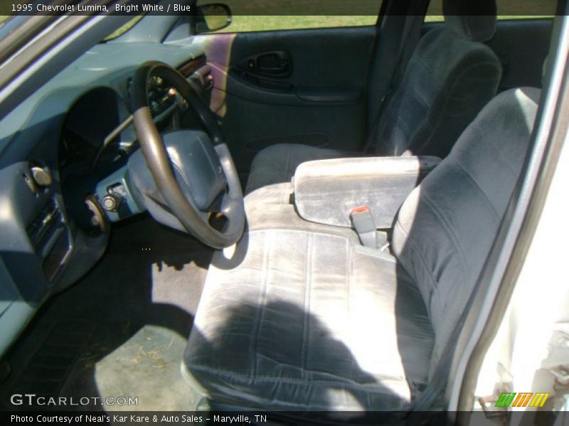 Bright White / Blue 1995 Chevrolet Lumina