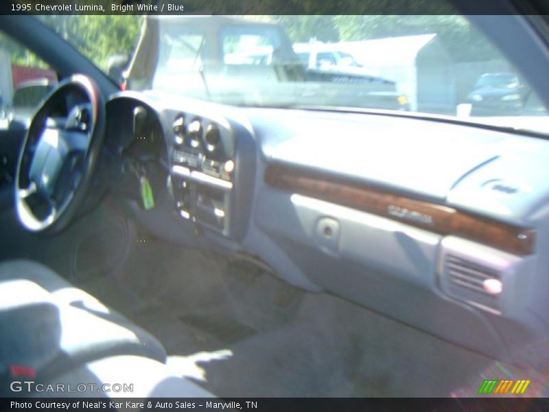 Bright White / Blue 1995 Chevrolet Lumina