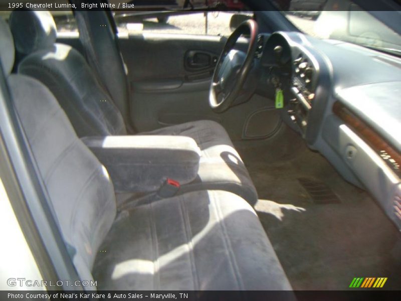 Bright White / Blue 1995 Chevrolet Lumina