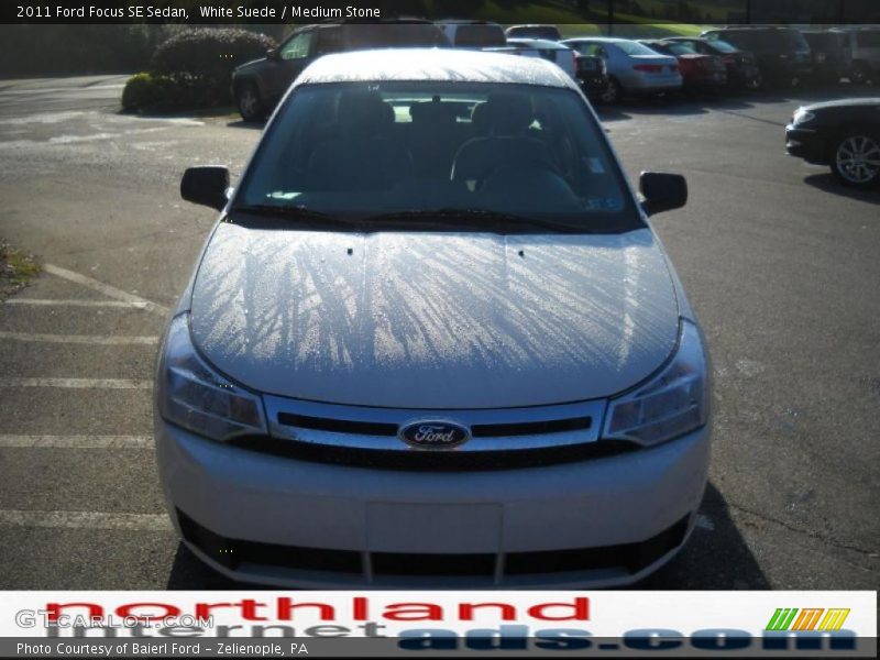White Suede / Medium Stone 2011 Ford Focus SE Sedan