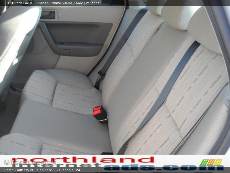 White Suede / Medium Stone 2011 Ford Focus SE Sedan