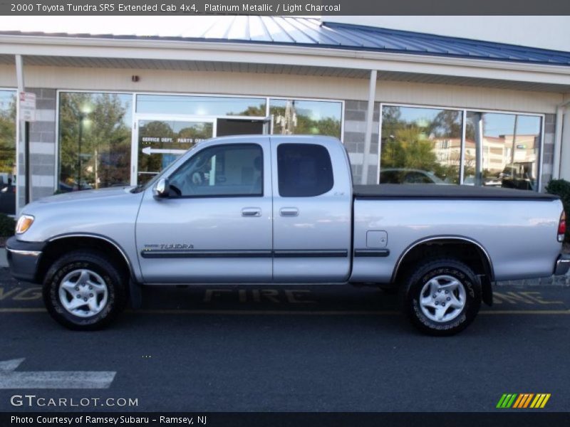 Platinum Metallic / Light Charcoal 2000 Toyota Tundra SR5 Extended Cab 4x4