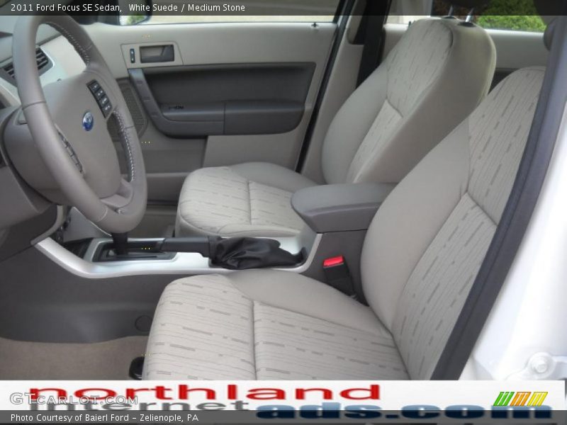 White Suede / Medium Stone 2011 Ford Focus SE Sedan