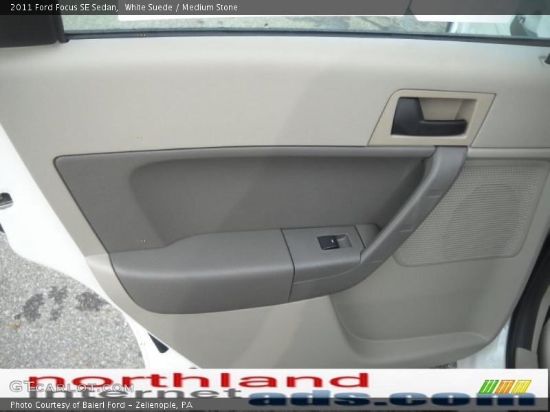 White Suede / Medium Stone 2011 Ford Focus SE Sedan
