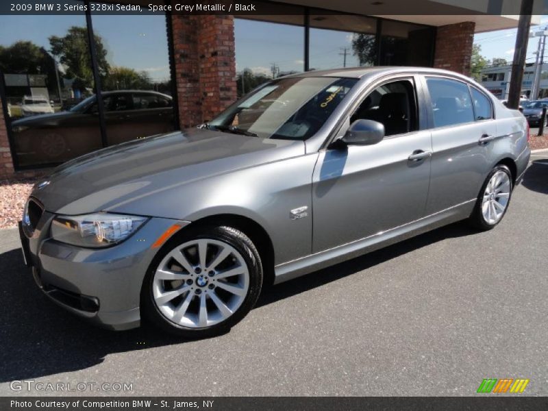 Space Grey Metallic / Black 2009 BMW 3 Series 328xi Sedan