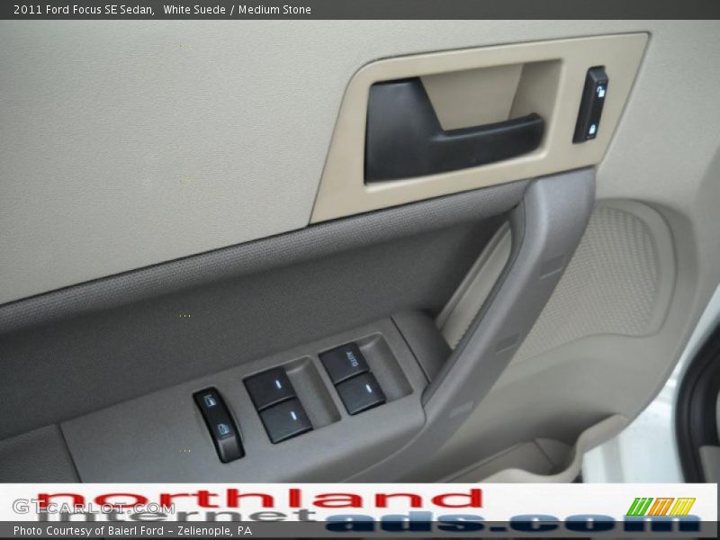 White Suede / Medium Stone 2011 Ford Focus SE Sedan